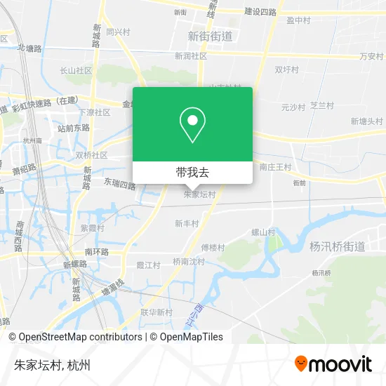 朱家坛村地图