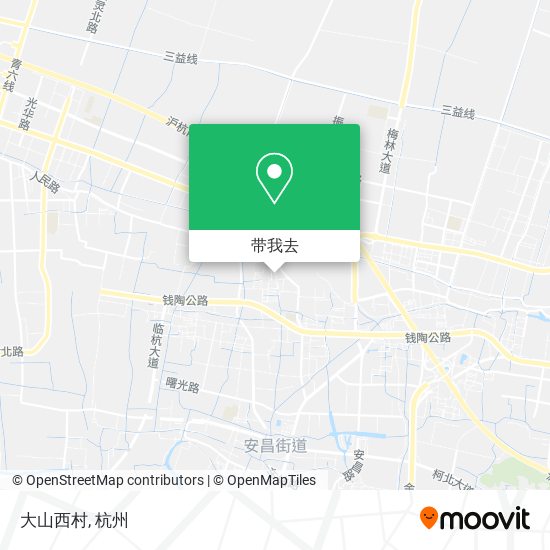 大山西村地图