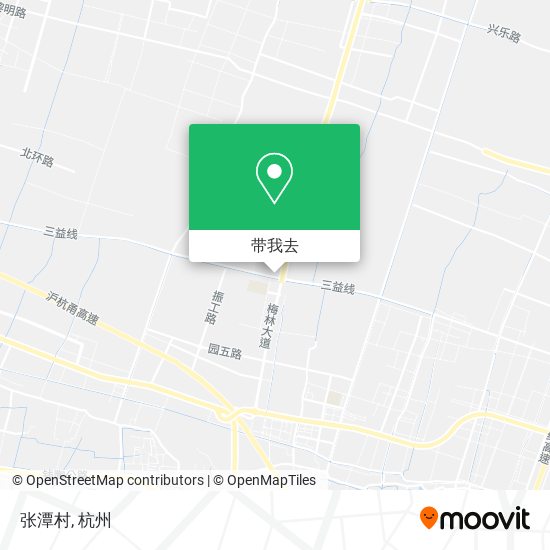 张潭村地图