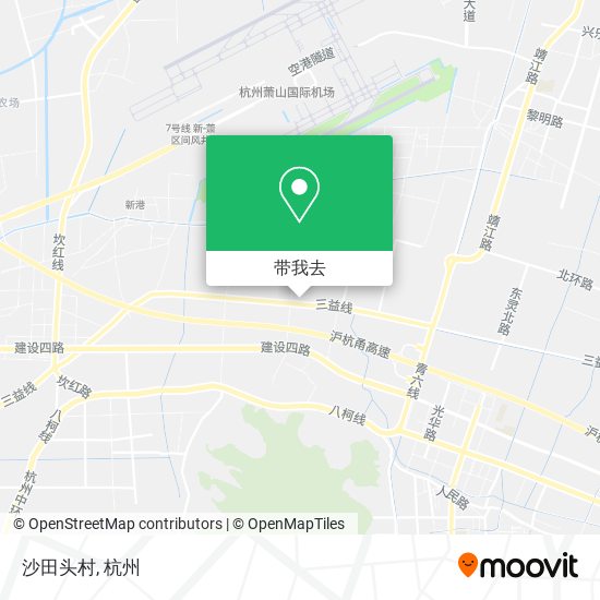 沙田头村地图