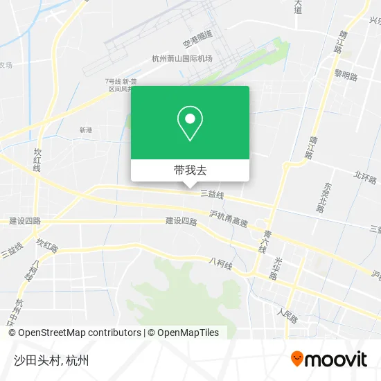 沙田头村地图