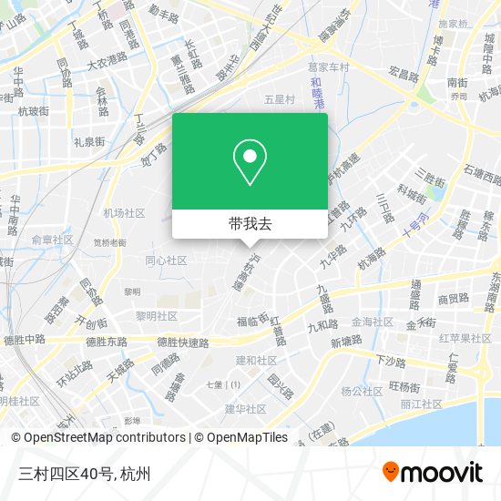 三村四区40号地图