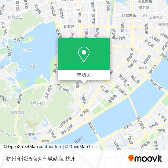 杭州印悦酒店火车城站店地图