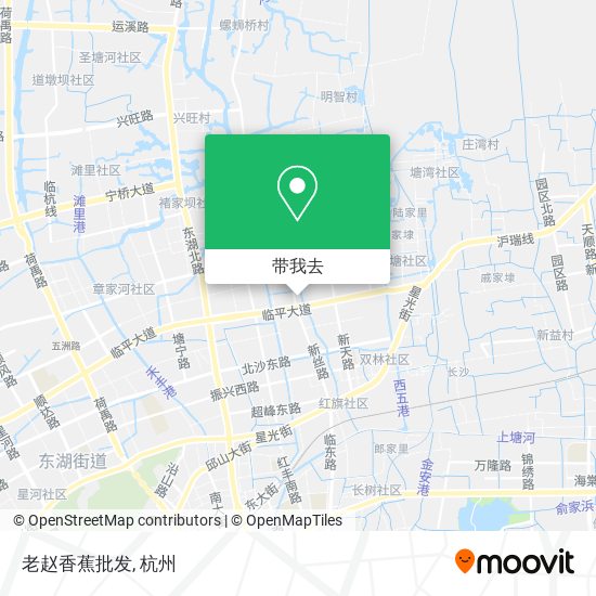 老赵香蕉批发地图
