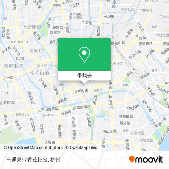 已通果业香蕉批发地图