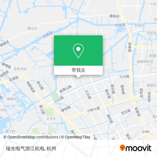 瑞光电气浙江杭电地图