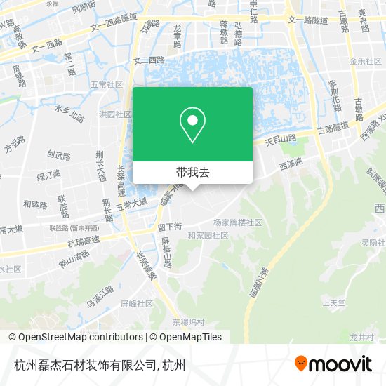 杭州磊杰石材装饰有限公司地图