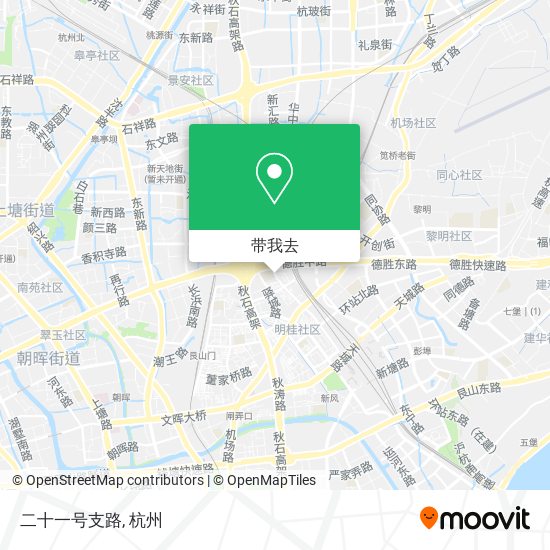 二十一号支路地图