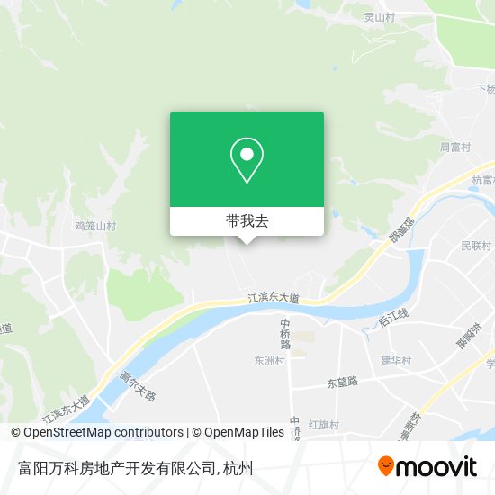 富阳万科房地产开发有限公司地图