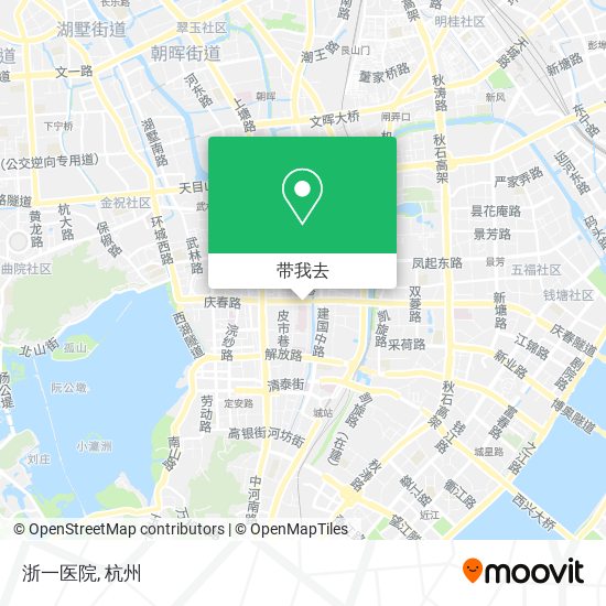 浙一医院地图