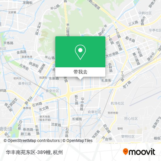 华丰南苑东区-389幢地图