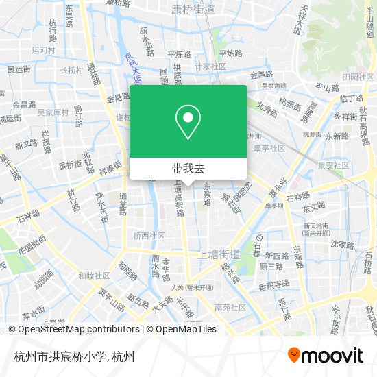 杭州市拱宸桥小学地图