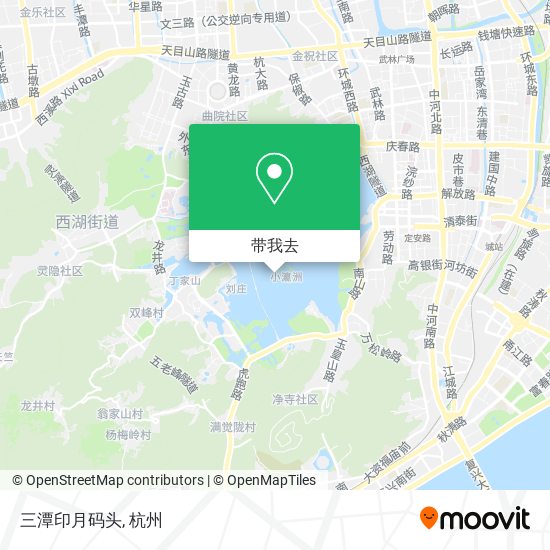 三潭印月码头地图