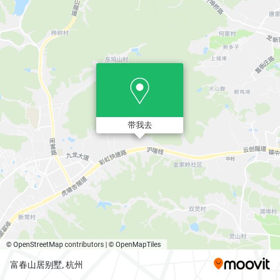 富春山居别墅地图