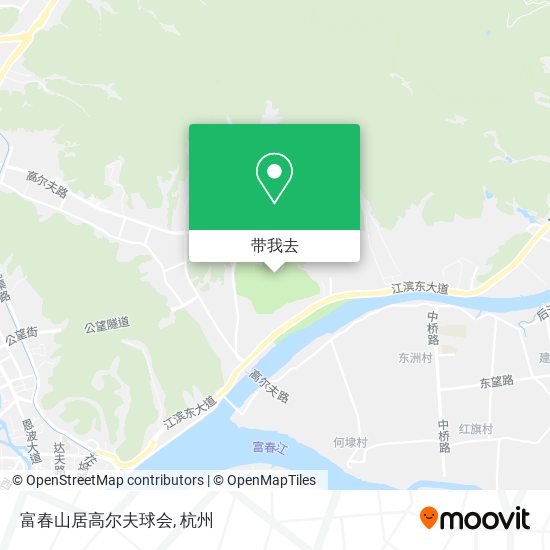 富春山居高尔夫球会地图