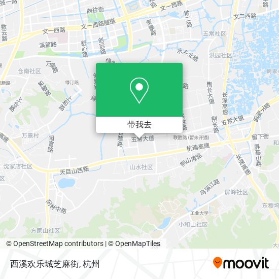 西溪欢乐城芝麻街地图