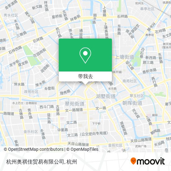 杭州奥祺佳贸易有限公司地图