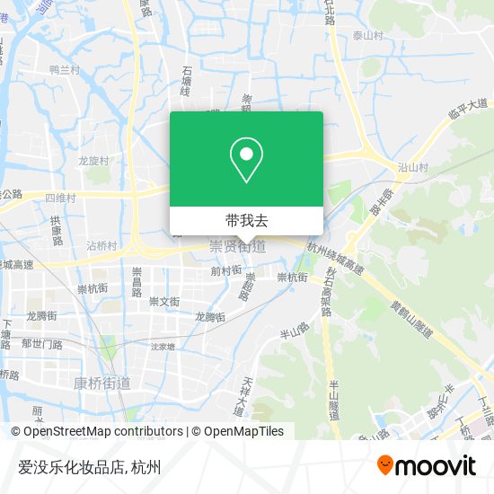 爱没乐化妆品店地图