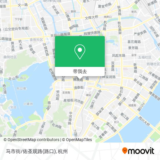马市街/佑圣观路(路口)地图