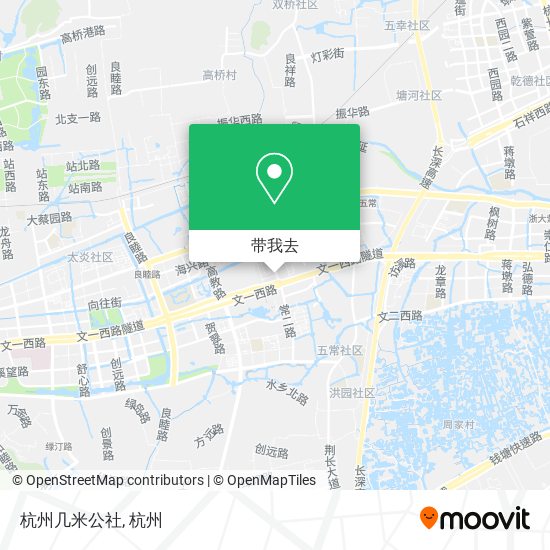杭州几米公社地图