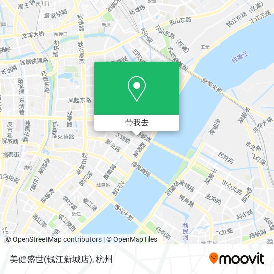 美健盛世(钱江新城店)地图