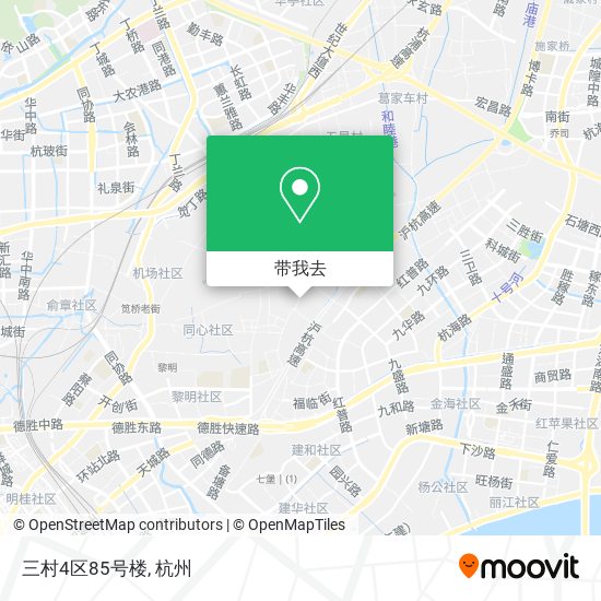三村4区85号楼地图