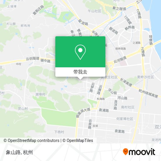 象山路地图