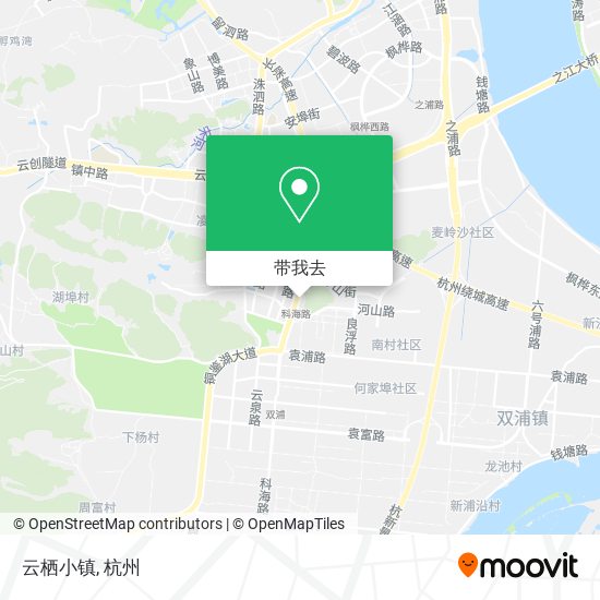 云栖小镇地图