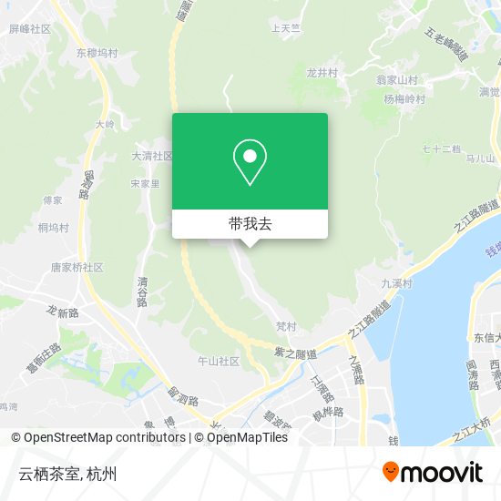 云栖茶室地图