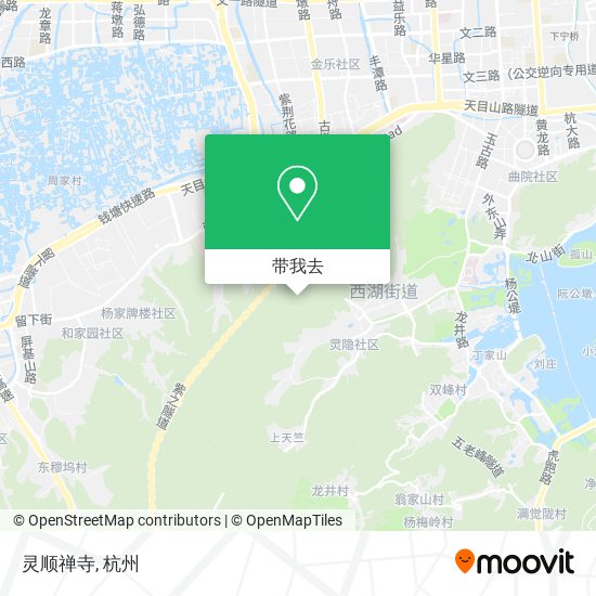 灵顺禅寺地图