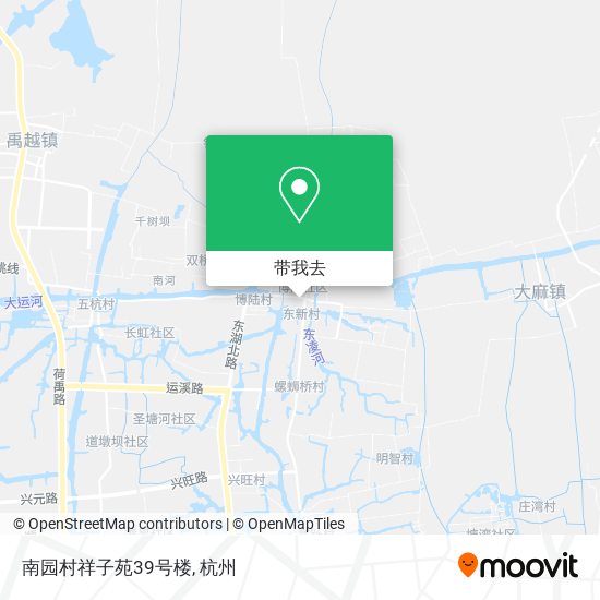 南园村祥子苑39号楼地图