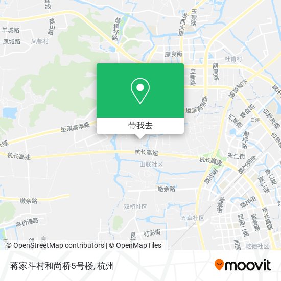 蒋家斗村和尚桥5号楼地图