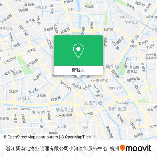 浙江新南北物业管理有限公司小河直街服务中心地图