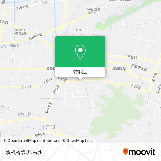 双板桥饭店地图