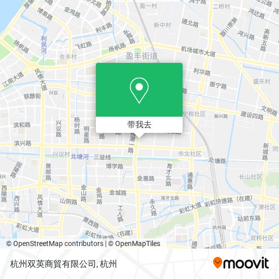 杭州双英商貿有限公司地图