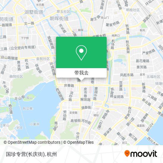 国珍专营(长庆街)地图