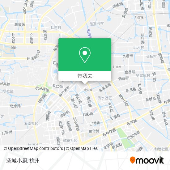 汤城小厨地图