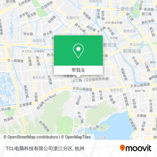 TCL电脑科技有限公司浙江分区地图