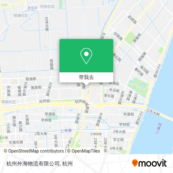 杭州外海物流有限公司地图