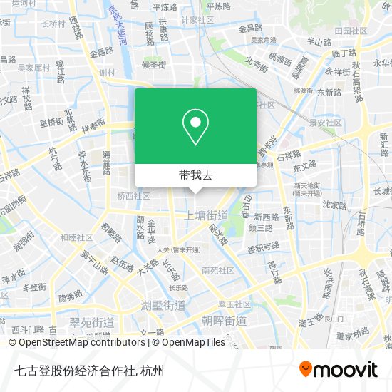 七古登股份经济合作社地图