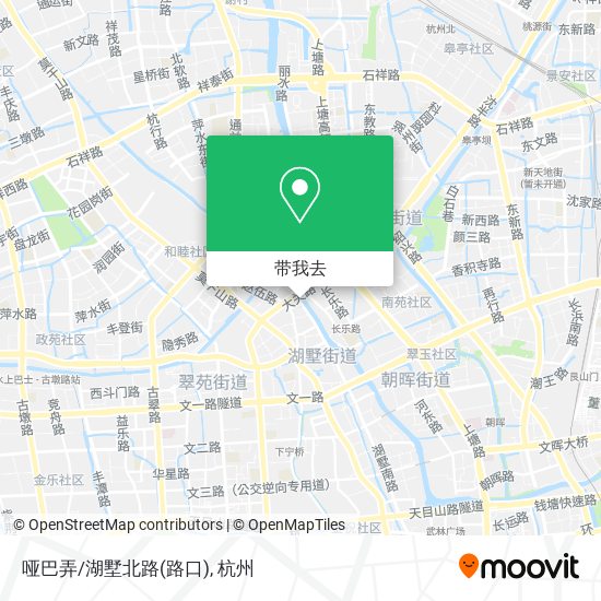 哑巴弄/湖墅北路(路口)地图
