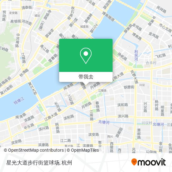星光大道步行街篮球场地图