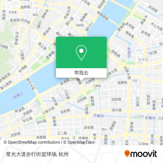 星光大道步行街篮球场地图