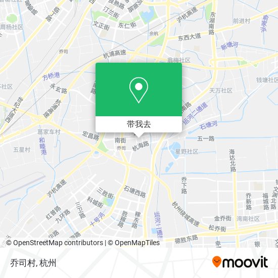 乔司村地图