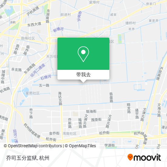 乔司五分监狱地图