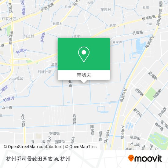 杭州乔司景致田园农场地图