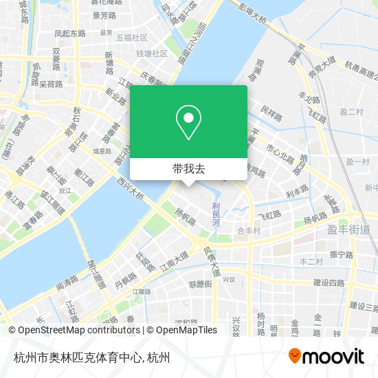 杭州市奥林匹克体育中心地图