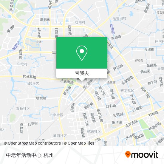 中老年活动中心地图