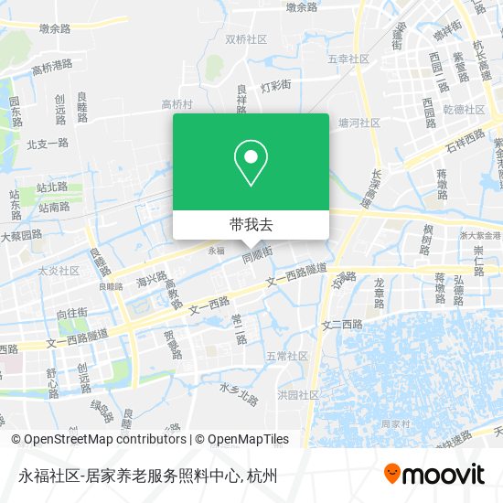 永福社区-居家养老服务照料中心地图
