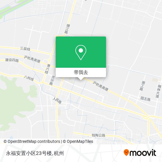 永福安置小区23号楼地图